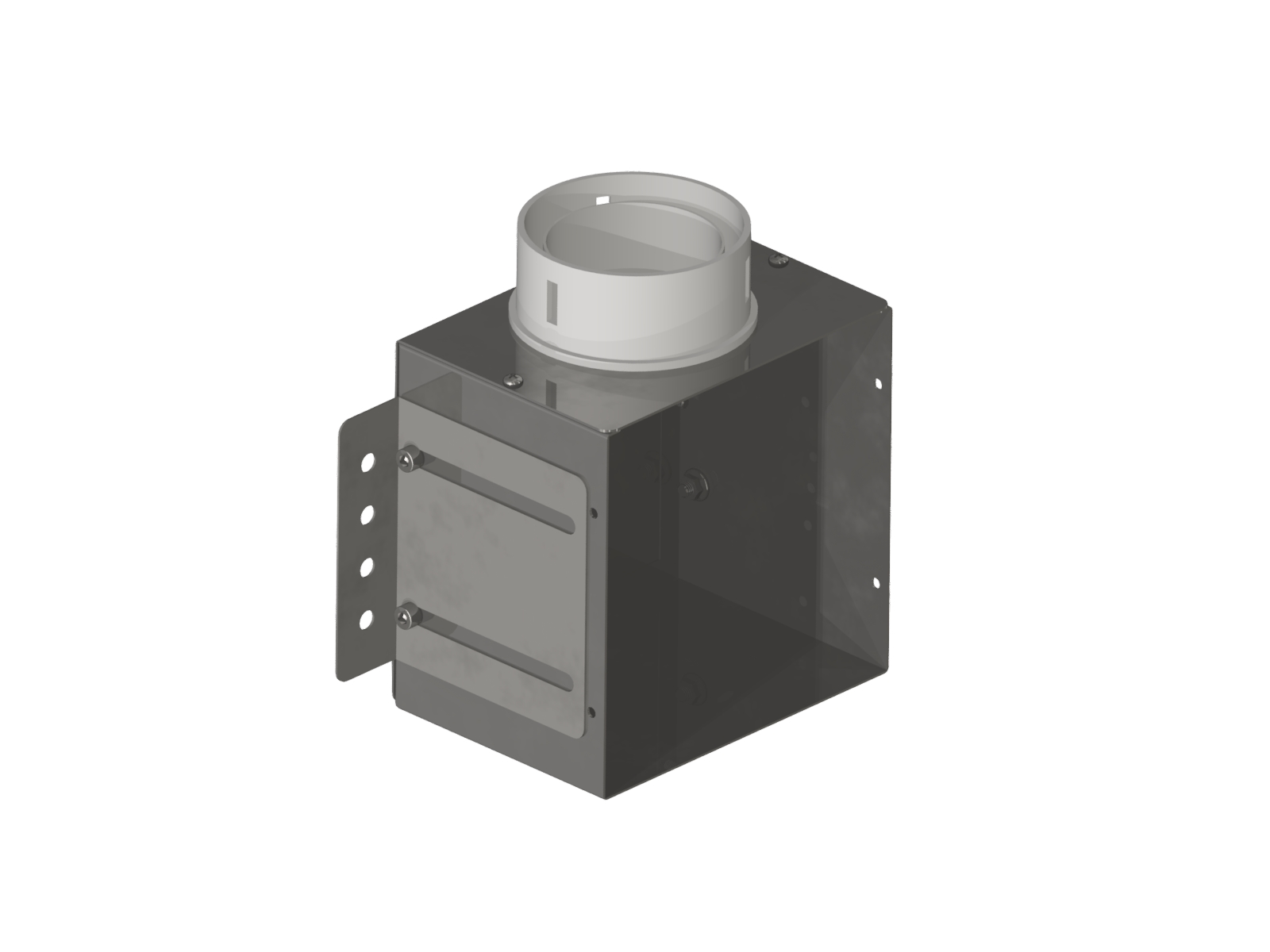 Vendita Adaptor in galvanized metal sheet 140X140X100