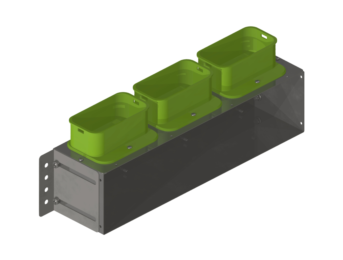 Vendita Adaptor in galvanized metal sheet 400x100x100