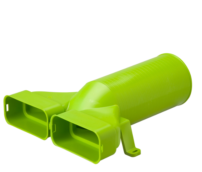 Vendita Adattatore per valvole DN125 con attacco posteriore per tubo semiovale 60x130 