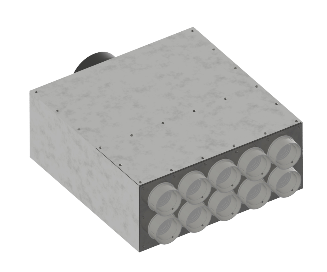 Vendita Box Medium di distribuzione silenziato con attacco reversibile laterale/posteriore 