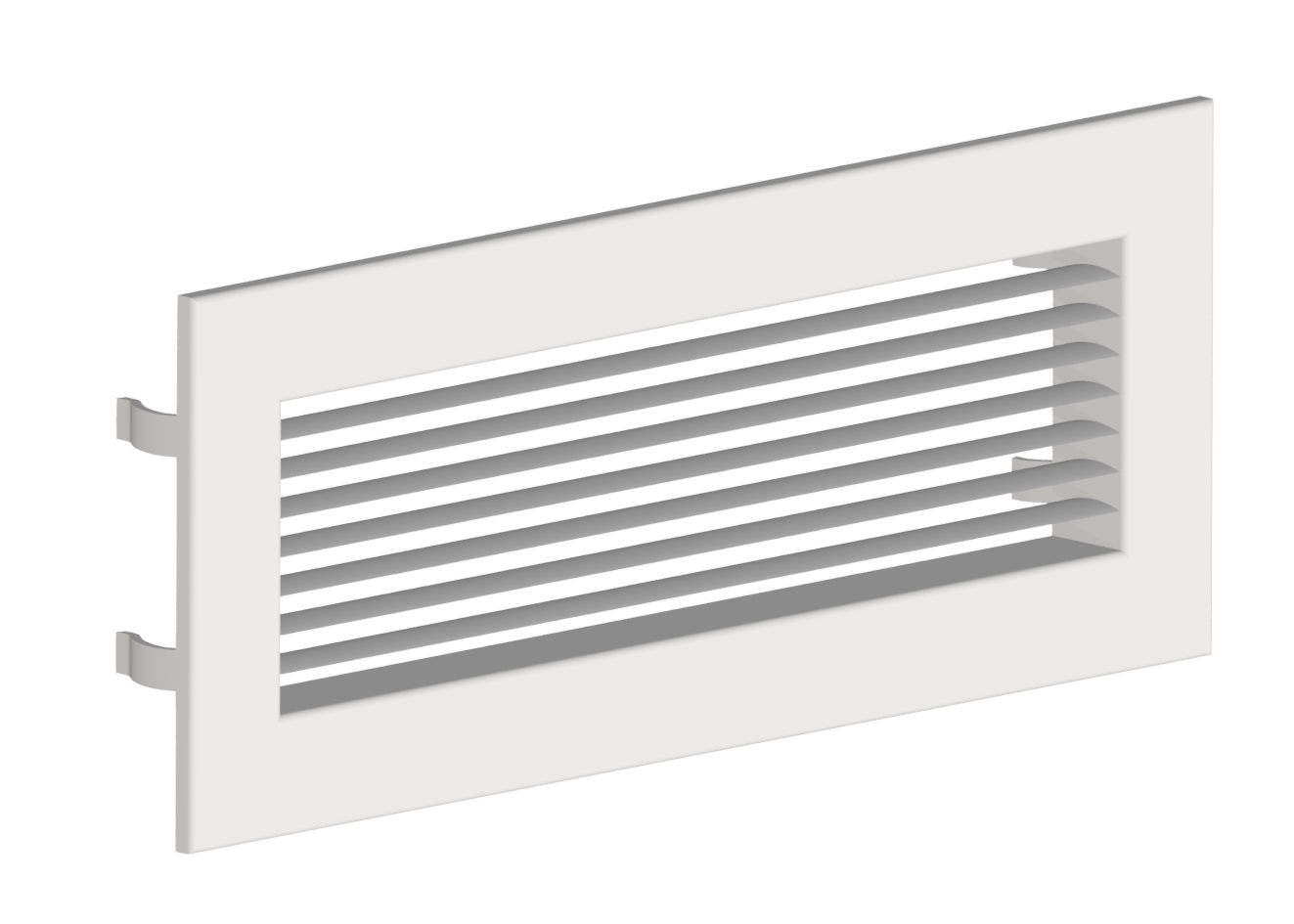 Vendita Griglia in pvc a feritoie bianca Ral 9010
