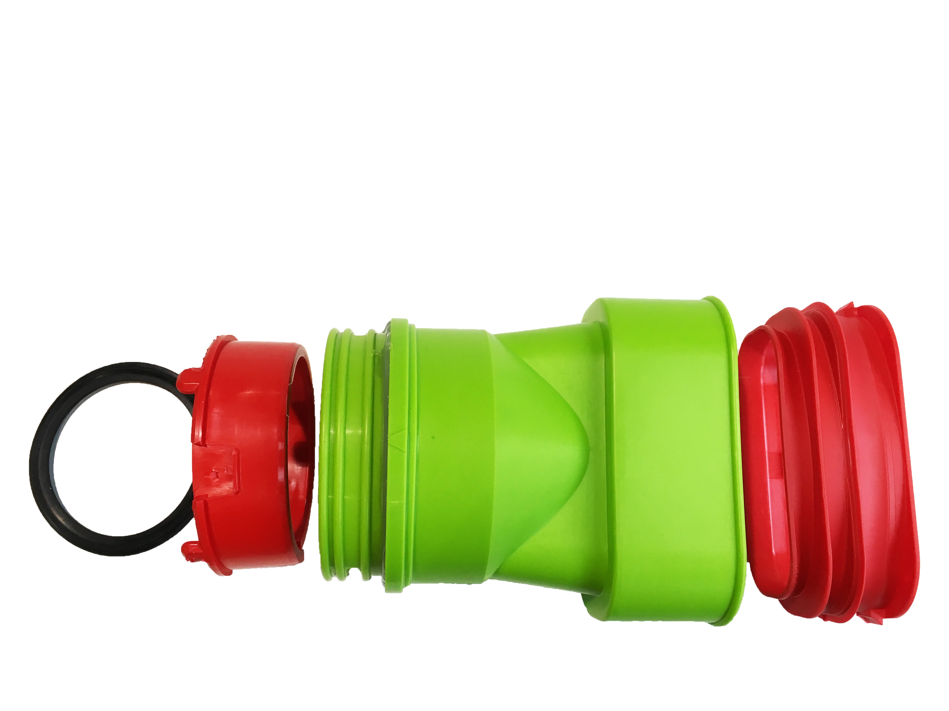 Vendita Kit adattatore dritto tubo tondo - tubo semiovale