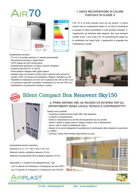 Novità su sistemi vmc e climatizzazione