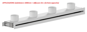 applicaz. adatattore 1000x55 -con DL1
