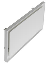 Vendita Diffusore Flat a schermo piatto filo muro bianco Ral 9010
